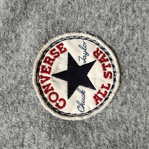 Converse Grey Hoodie Size Large - Picture 2 of 3